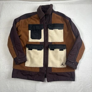 Nike Air Jordan Cozy Girl Oversized Jacke DJ2723-20 Wollmischung Damen Small - Bild 1 von 10