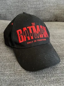 Little Caesar's The Batman 'Only In Theaters' Black Promo Hat Cap - Imagen 1 de 1