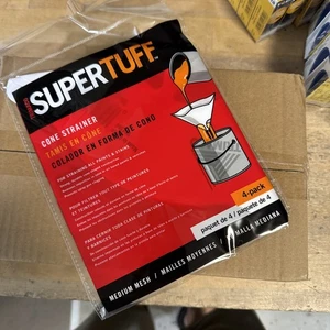 SuperTuff Cone Strainer Medium Mesh, 4-Pack - Picture 1 of 5