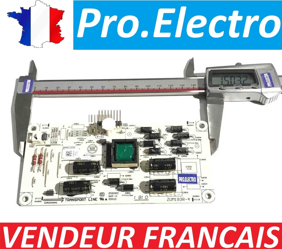 LED Power Supply Board TV GRUNDIG 40VLX7810BP ZXP120 ZUM193R-4 - Imagem 1 de 1