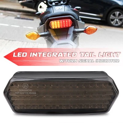 Luz trasera LED integrada señal de giro freno para Honda Grom 125 2014-2023 CBR650F Foto 1 de 4