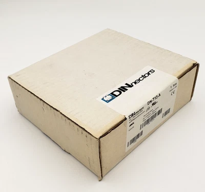 New Box of 100 DINnectors DN-T12-A Single-Level Terminal Block 24-12AWG 20A 600V - Image 1 of 4