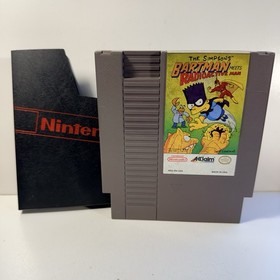 The Simpsons: Bartman Meets Radioactive Man -- Nintendo NES Game Clean & Tested