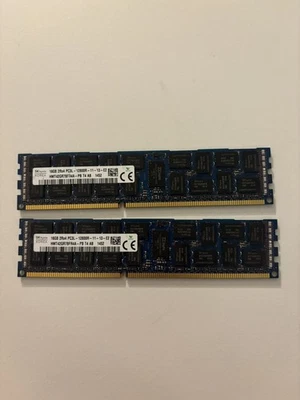 Memoria de servidor SK Hynix 16 GB 2Rx4 PC3-12800R DDR3 1600 MHz ECC REG RDIMM  Foto 1 de 2