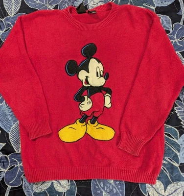 Suéter Jerry Leigh Ilimitado Mickey Mouse Años 90 De Colección Talla Grande Foto 1 de 4