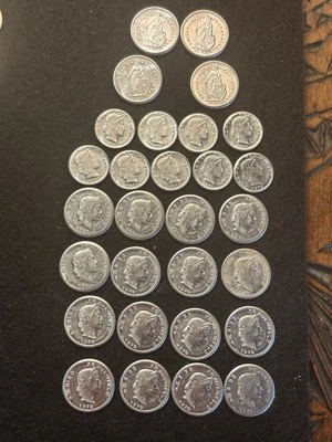 🪙Konvolut 29 Jetons Spielchips Token Schweiz AG.SIGG Frauenfeld Fr. 1 2 5 10 20 - Bild 1 von 4