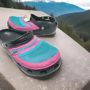 Crocs Classic Venture Pack Clogs Slip On Unisex Men's 8 Wmns 10 Excellent Cond - Picture 1 of 3