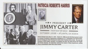 6° Cachets XXXX Präsident Jimmy Carter Kabinettsmitglied Patricia Roberts Harris  - Bild 1 von 1