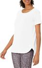 Essentials Women's Studio Relaxed-Fit Lightweight, White, Size X-Large