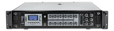 Rockville RCS1000-6 1000W 6 Zone 70v Commercial/Restaurant Amplifier/Bluetooth - Image 1 of 4