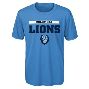 Outerstuff Columbia Lions NCAA Kids (4-7) Short Sleeve Dri-Tek Tee, Light Blue - Picture 1 of 4