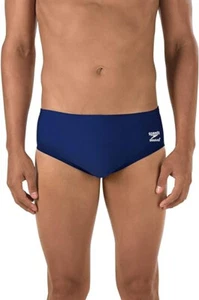 Speedo Boy's Swimsuit Brief Endurance- Solid Navy Blue Size 22 Youth - Picture 1 of 6