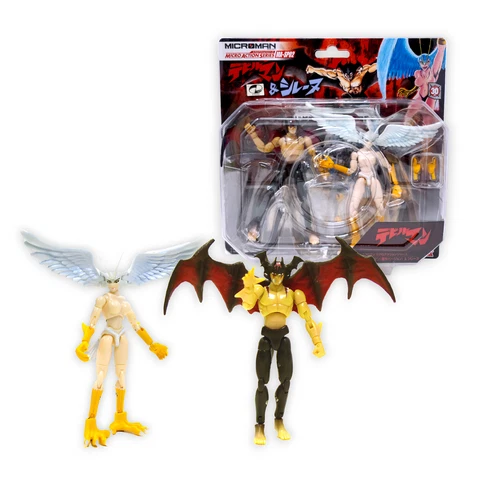 Takara Microman Devilman MA SP02 Devilman & Silene Micro Action Series Figure Cover