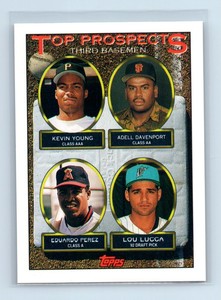 1993 Straight from the Pack!!! Kevin Young/Adell Davenport/Eduardo Perez/Lou