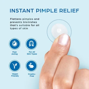 Pimple Patches for Face with Tea Tree Oil Pimple Stickers Hydrocolloid Acne Dots - Picture 1 of 6