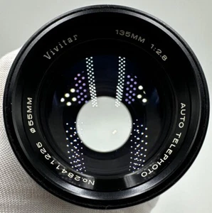 VIVITAR 135mm f2.8 LENS KONICA EE MOUNT - Picture 1 of 21