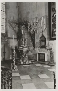 Postcard Netherlands Hertogenbosch St John's Cathedral Baptistery RPPC 1950s? - Picture 1 of 2