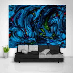 Abstract Colorful Tapestry Art Wall Hanging Sofa Table Bed Cover Poster - Picture 1 of 12