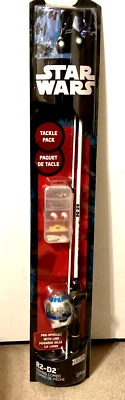 New Star Wars R2D2 Zebco  Fishing Combo w/Tackle Pack - Image 1 of 4
