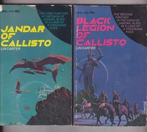 CALLISTO Serie: JANDAR/SCHWARZE LEGION von Lin Carter (1972) 2 PBs ~ John Carter ~ - Bild 1 von 5
