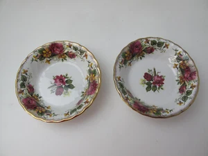 2 Vintage Princess House Exclusive Fine Earthenware Floral Dessert Berry Bowls - Picture 1 of 7
