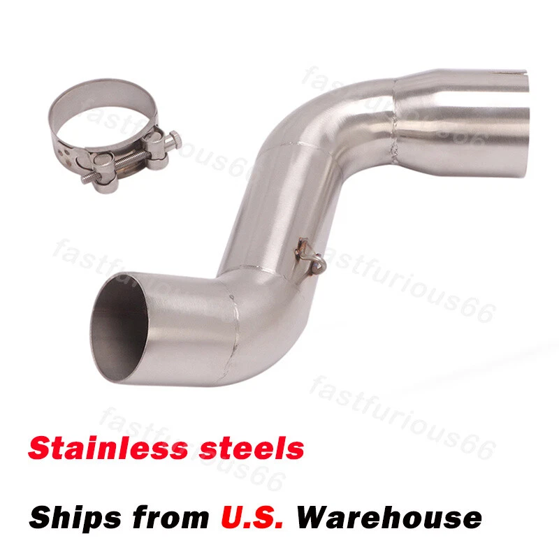 Puntas de escape tubo medio para silenciador Honda CBR1000RR 08-16 EU Edition Connect 51MM Foto 1 de 4