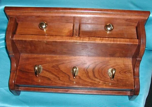Hughes M Beautiful Hand Crafted Solid Wood Cabinet 1998 ExcellentGreatFind SALE! - Picture 1 of 10