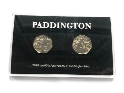 2018 PADDINGTON AT THE PALACE AND STATION FIFTY 50 PENCE COIN SET CIRCULATED - Image 1 of 4