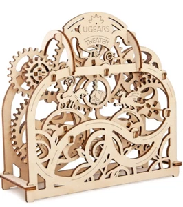 Ugears Theater Mechanical Models Wooden Construction 3D Puzzle Kit New - Picture 1 of 8
