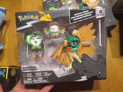 POKEMON SELECT EVOLUTION MULTI PACK ESPECIAL ROWLET DARTRIX DECIDUEYE METÁLICO Foto 1 de 4