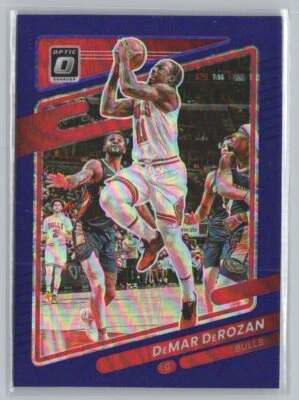 2021-22 Donruss Optic #28 DeMar DeRozan Purple - Image 1 of 2