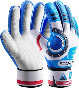 Kids Goalkeeper Gloves, Soccer Gloves with Double Wrist Protection and Non-Slip - Picture 1 of 12
