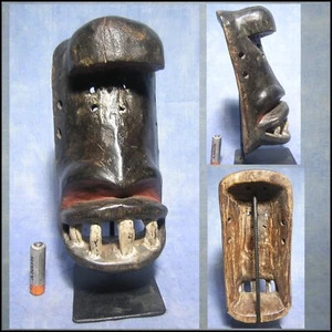 MASQUE BéTé rci AFRICANTIC art africain ancien tribal primitif AFRICAN MASK - Foto 1 di 6