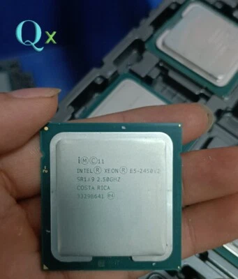 Intel Xeon E5 2450 V2  LGA1356 CPU Processor 2.5GHz 8Core 16Threads 20M SR1A9 - Image 1 of 2