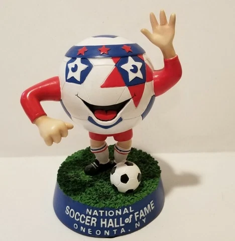 NATIONAL SOCCER HALL OF FAME  Mascot Bobblehead ONEONTA NEW YORK  Not in Box Cover