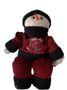 NFL Tampa Bay Buccaneers Snowflake Friend Plush Snowman 24” W/ Corduroy Clothes - Picture 1 of 5