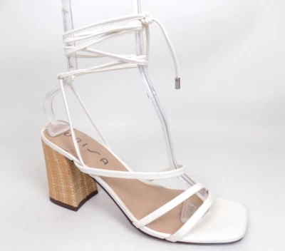 Sandalias informales UNISA para mujer UNCARCIN3 punta abierta con tiras talla 10,0 M blancas Foto 1 de 4