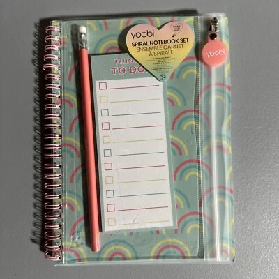 Bolsa con cremallera lápiz reglada universitaria Rainbow Yoobi 2PK - 1 buena y 1 dañada Foto 1 de 4