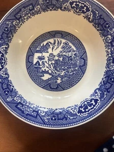 Blue Willow Willow Ware 9 Inch Vegetable Bowl by ROYAL China (USA) - Picture 1 of 4