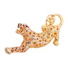 Leopard Rhinestone Keychain Gifts Creative Keyring for Tote Wallet Girls