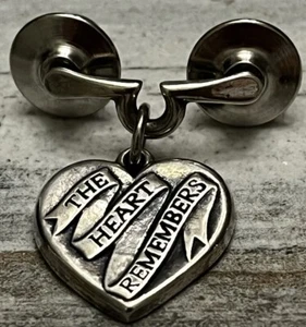 ~James Avery .925 Sterlingsilber Das Herz erinnert sich Anstecknadel Anhänger oder Charm~ - Bild 1 von 8
