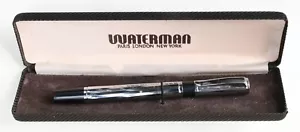 Waterman Futura Chrome Finish ST Soft Tip #42036 Pen with Clip (France) VINTAGE - Picture 1 of 19