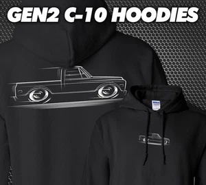 Hoodie Short Bed Chevy GMC Truck Chevrolet C10 1967 1968 1969 1970 1971 1972  - Picture 1 of 22
