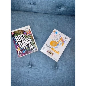 Wii Music & Just Dance 4 Bundle for Nintendo Wii - Music & Dance Games - Picture 1 of 2