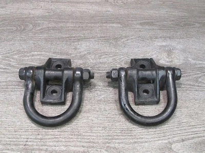 Juego de ganchos de remolque para parachoques trasero izquierdo y derecho Hummer H2 2003-2009 Foto 1 de 4