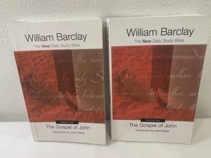 2 Lot Commentary William Barclay Gospel of John Daily Bible Study Series - Picture 1 of 18