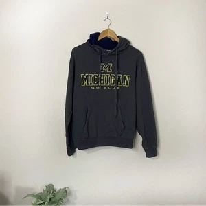 Michigan University Size:Medium Go Blue Embroidered Hoodie Sweatshirt - Picture 1 of 5