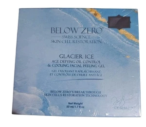 NIB Below Zero Glacier Ice Age Defying Oil Control & Cooling Facial Peeling Gel - Picture 1 of 5