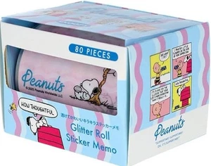 Peanuts Snoopy glitter roll sticky memo DIY Sun Star S2850630 - Picture 1 of 3