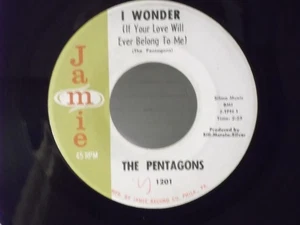 Pentagons,Jamie 1201"I Wonder......"US,7"45,1965 Northern Soul classic, Mint- - Picture 1 of 2